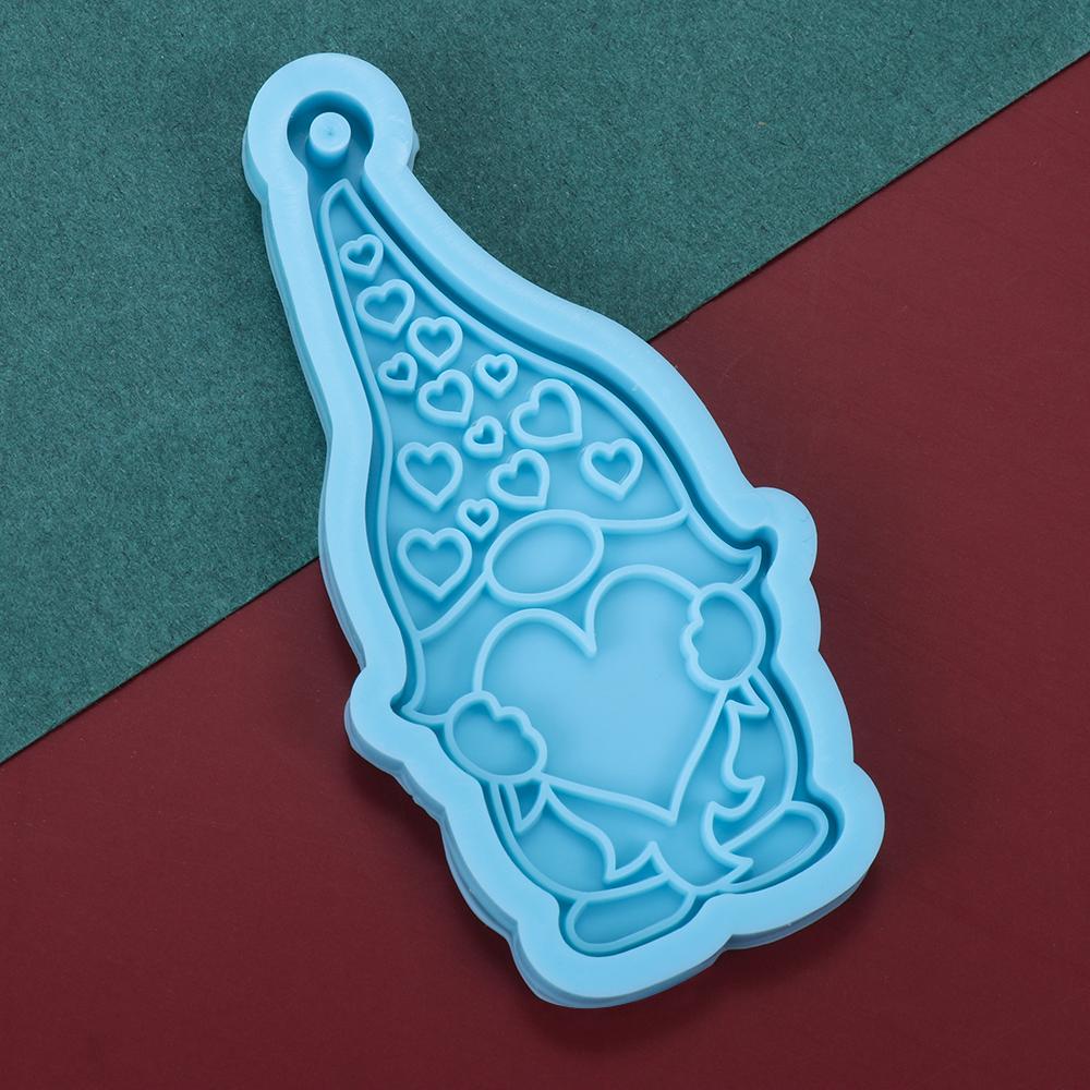 Силиконовые формы для конфет, шоколада, рождественские формы для ключей, формы для садовых эльфов, инструмент для изготовления ювелирных изделий