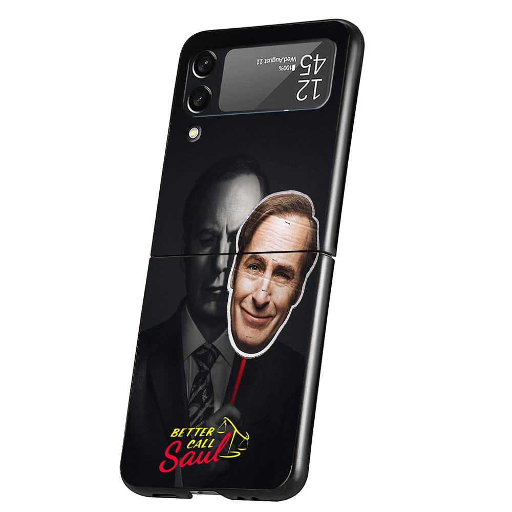 Чехол для телефона 'Лучше звоните Солу' для Samsung Galaxy Z Flip 7 6 5 4 3 5G ZFlip7 ZFlip6 ZFlip5 ZFlip4 ZFlip3 Черный Fundas Gala