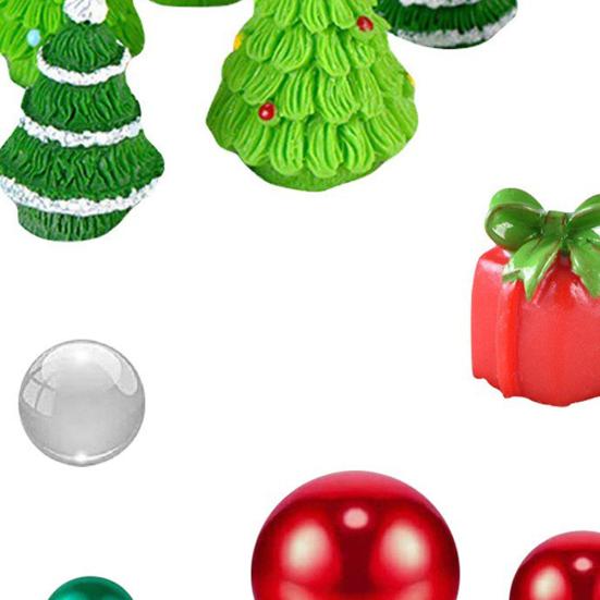 Christmas Vase Filler Decoration Plastic Green Red Cane Canes Water Beads Faux