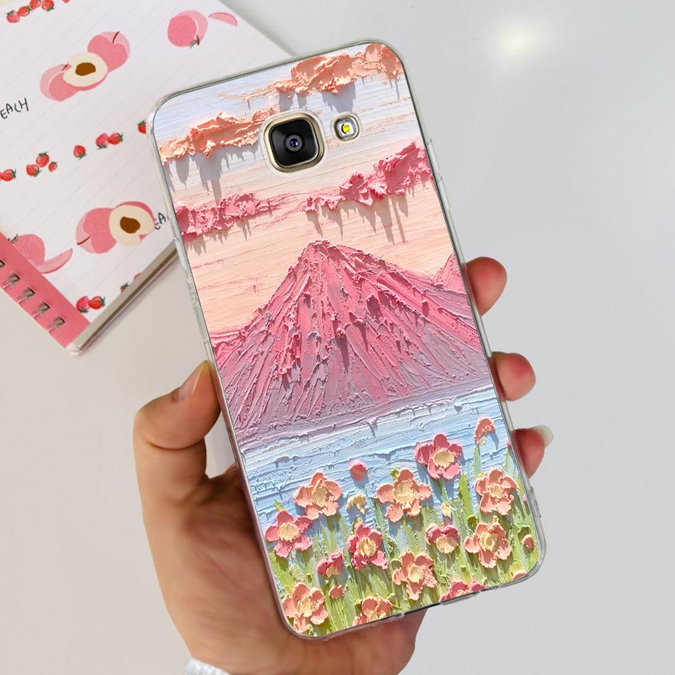 Чехол для Samsung Galaxy A5 2016 Samsung A5 2017 2015 A500F A520F SM-A510F Элегантная печать Мягкий силикон ТПУ Задняя крышка телефона