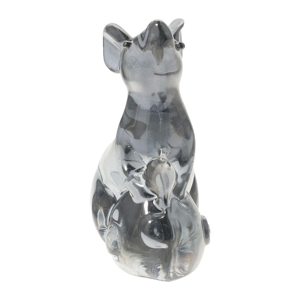 Крыса Кристалл Крыса Орнамент Красочный Крыса Орнамент Мода Красивые Стеклянные Украшения Главная