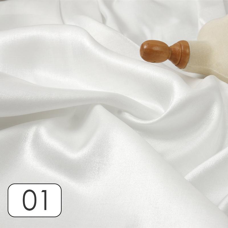 Цветная глазурь шелковый атлас градиентная ткань блестящая яркая шелковистая нежная атласная ткань для самостоятельного пошива свадебного платья рубашки материал