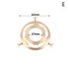 Vintage Brass Three Holes Ring E27 E14 Lampshade With Screw Fixed Ring Holder Diy Lighting Shade And Socket Connected Holder