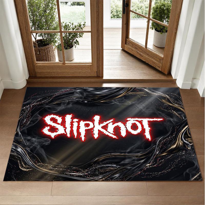 Slipknot Design Crystal Velvet Rug Soft Decorative Mat for Bedroom Entrance