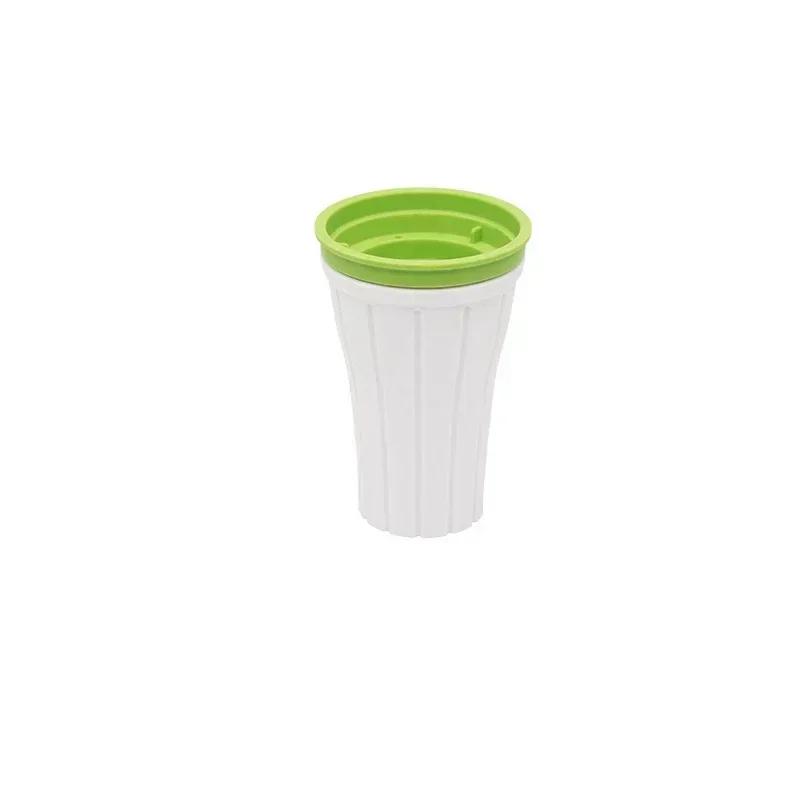 TPE Smoothie Cup Pinch Cup Homemade Crushed Ice Slush Squeeze Cups Diy Cold Beverage Household Kitchen Quick-Frozen Shakes Cup