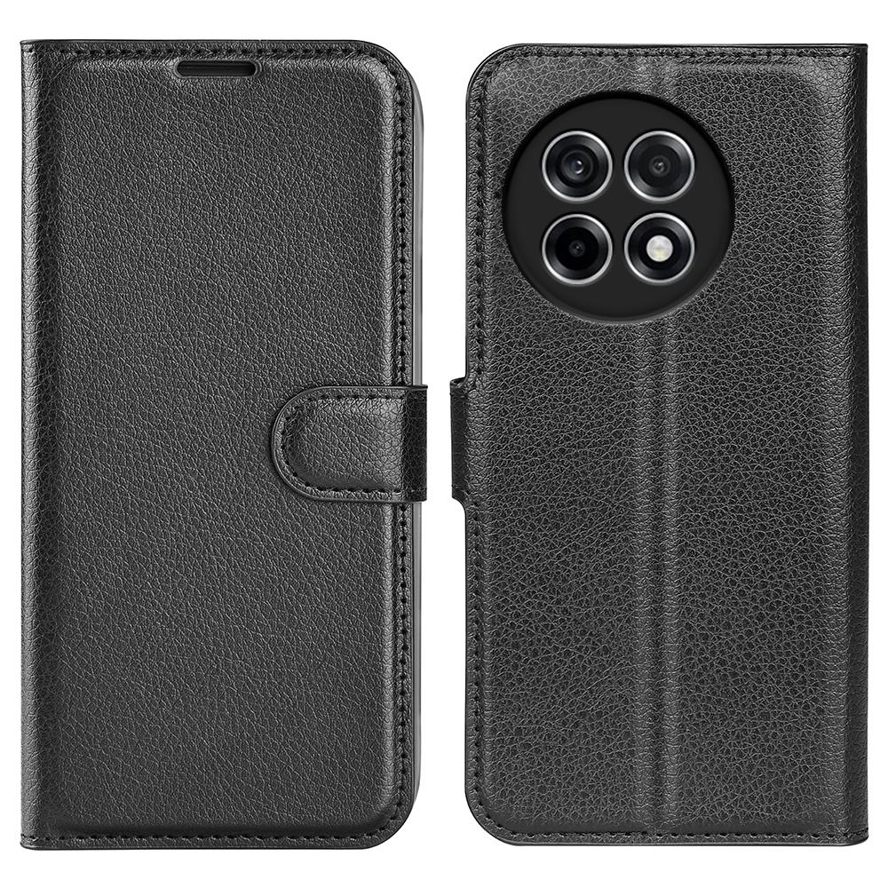 For OnePlus Ace 5 Pro 5G/Ace 5 5G/13R 5G Case Litchi Texture Shockproof Leather Wallet Phone Cover
