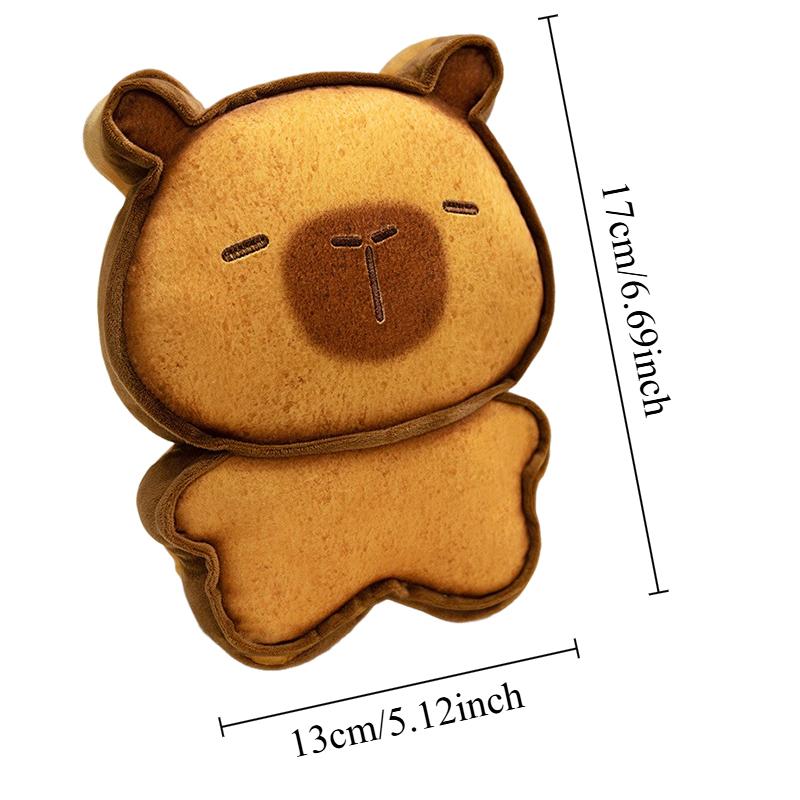17/30 см тост капибара плюшевая игрушка имитация капибара аниме пушистые игрушки милые мягкие чучела животных брелок кукла подарки для детей