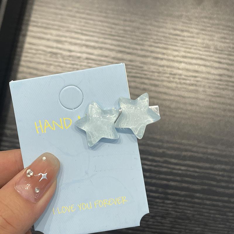 Детская заколка-уточка, маленькая заколка-зажим, шпилька, головной убор, милая заколка-облако, девочка, звезда, заколка для челки на бок