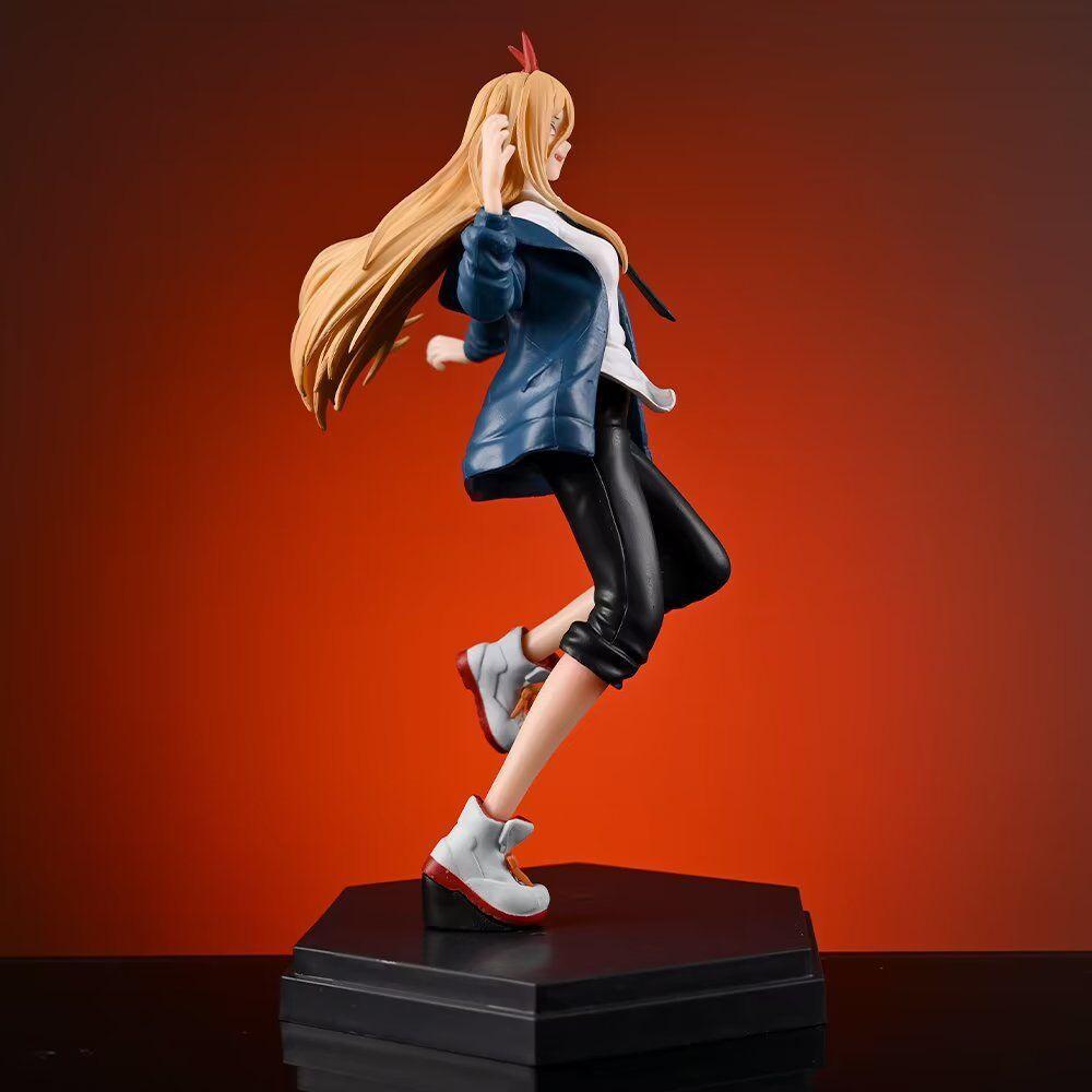 21см Человек-бензопила Аниме Фигурка Дэндзи Фигурка Пауэр Фигурка Почита Украшение для сцены Модель Макима Кукла Макима Фигурки в коробках ПВХ