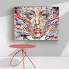 Abstract Colorful Woman Poster Nordic Wall Art Canvas Painting Line Portrait Picture HD Print For Living Room Home Decoration