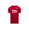 Футболка с коротким рукавом и принтом логотипа и букв, тренировочная, мужская, Барселона, красный CD5999-621