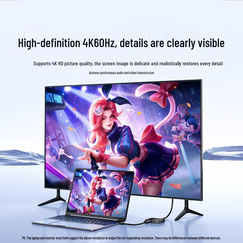 SAMZHE HDMI-разветвитель 1 вход 2 выхода 4K@60Hz