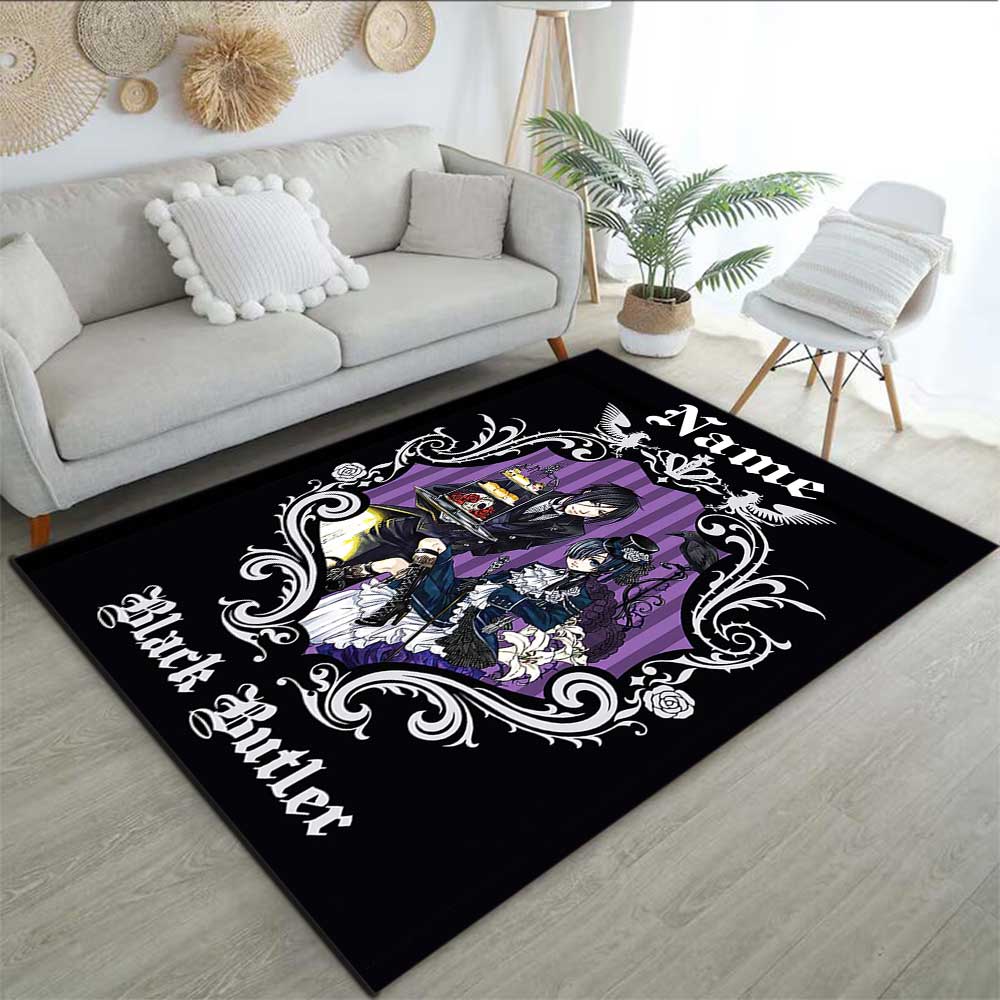 Warner (21) Customize your name rug, office chair cushion, home bedroom living room gift.