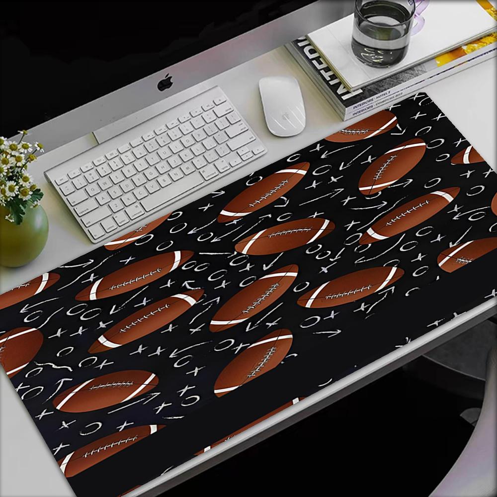 American football Theme Mouse Pad, Non Slip Rubber Base, Multifunctional Office & Home Decor, Perfect for Workspace Personalization.