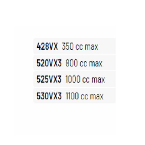 Did 525-122Vx3 2022-2023 Honda NT 1100 DCT Uyumlu Zincir Vx3 Xring Gold (Sarı) Renk