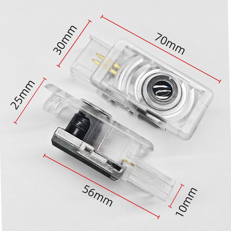 2Pcs Car Door Welcome LED Projector Laser Logo Door Light For Cadillac CT5 CT6 XT4 XT5 XT6 ATS SRX XTS CTS accessories