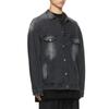 Balenciaga Джинсовая куртка Свободный крой Мужская Черная 662772TKVG51000