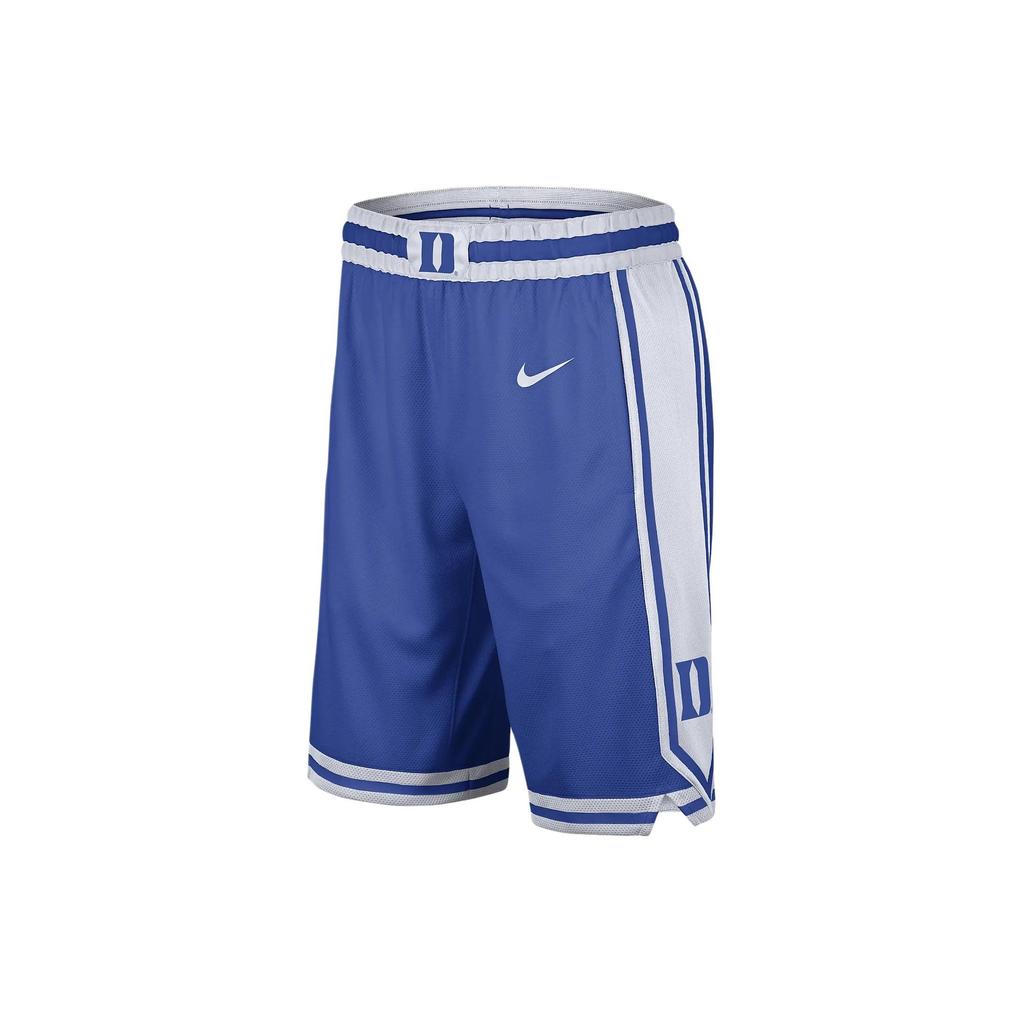 Nike Шорты баскетбольные мужские College Dri-FIT Duke Logo Comfortable Color-Block, темно-синие AT8828-480