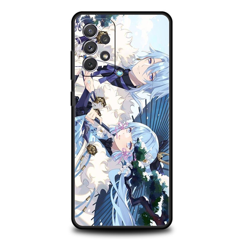 Чехол для телефона Genshin Impact для Samsung Galaxy A13 A51 A71 A41 A31 A21S A11 A01 A03S A12 A32 A52 A22 A23 A33 A53 A73 5G Мягкий чехол