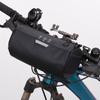 Bike Handlebar Bag Waterproof - Bicycle Handlebar Roll Bag With Large Reflective Area, Bike Front Pouch With Waterproof Zipper