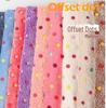 Coral Velvet Polka Dot Trendy Cotton Slip Toy Fabric