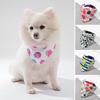 Quick Release Buckle Metal Ring Soft Unisex Fruits Printed Dog Puppy Collar Scarf