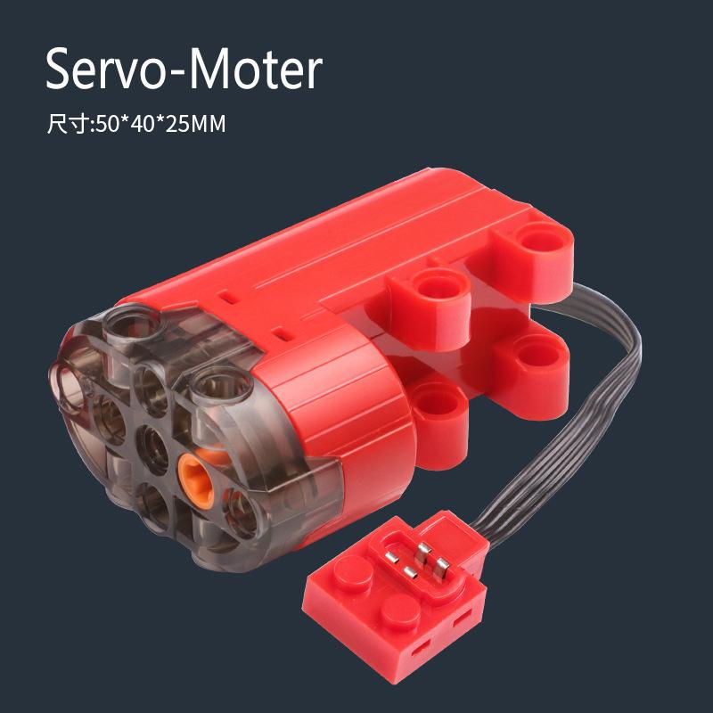 Technical Motor Parts Building Block Compatible Technical Mechanical Group MOC PF Power Function Upgrade XL-M-Servo Motor