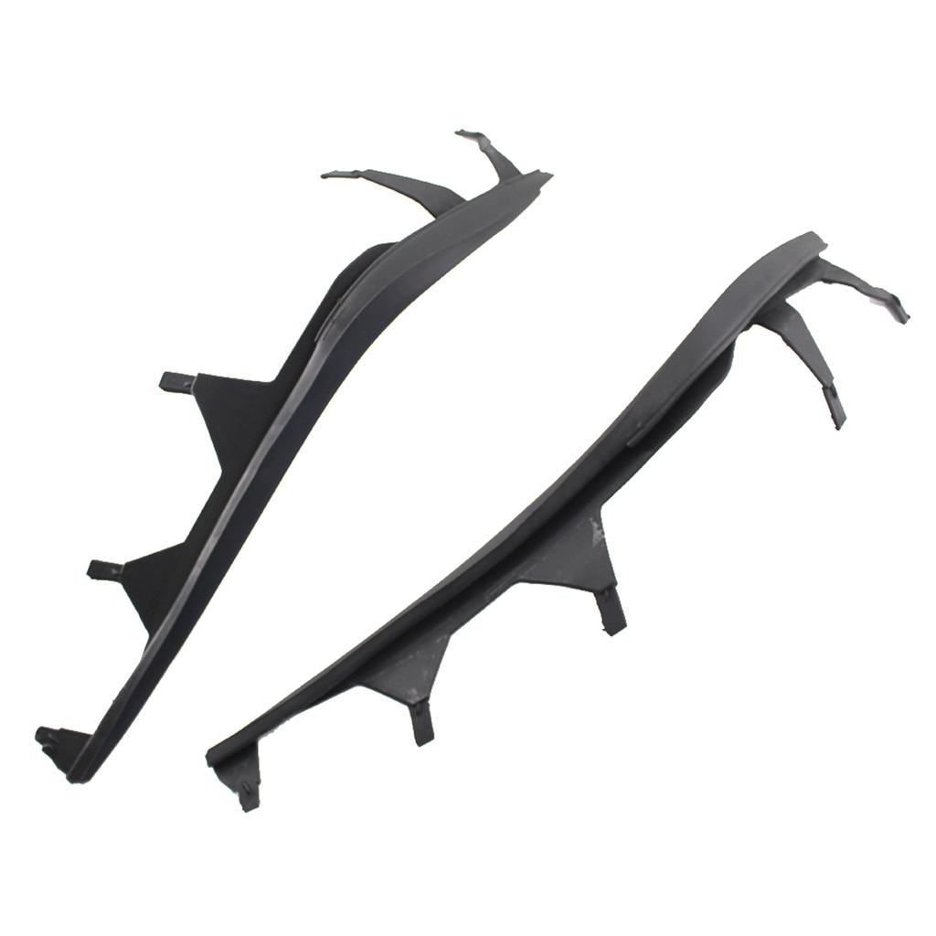 Left & Right One Pair Upper Headlight Cover Strips Replacement for BMW 3 Series E46 02 05(4 door)