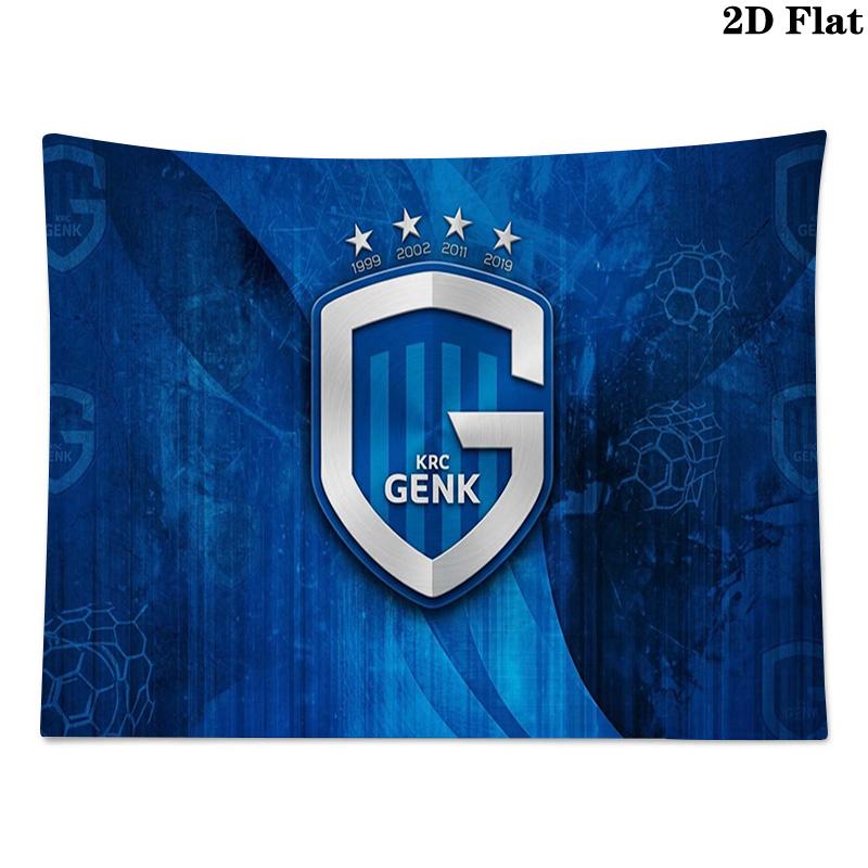 KRC Genk Wall Tapestry Aesthetic Wall Hanging Printed Fabric Blanket Decorative Tapestries for Bedroom Living Room Home Decor