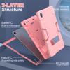 Ударопрочный чехол для Samsung Galaxy Tab A7 lite A9 A11 Plus, сверхпрочная защита, прочный детский чехол с подставкой для Tab A9 Plus