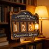 Ручной счетчик прогресса чтения для книжной полки, обеспечивающий легкое отслеживание прогресса и повышение мотивации к чтению