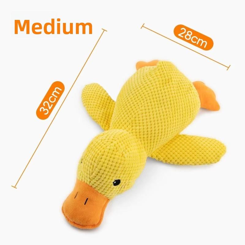 Dog Toys Indestructible Things For Dogs Soft Toy Interactive Plush Squeaky Duck Durable Chew Large Puppy Playtime Entertainment