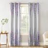 Растение Фиолетовый Лаванда Акварельная Живопись Оконные Шторы Спальня Кухня Декор Шторы Панели Оконные Шторы для Гостиной