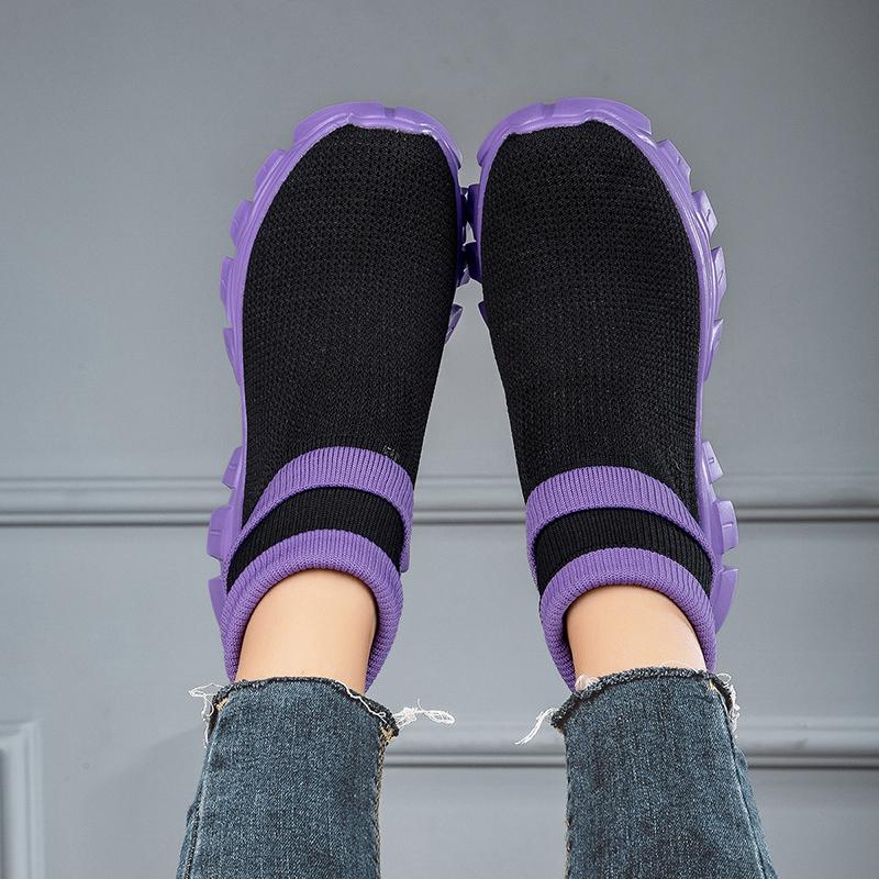 HOHO FAIR Socks Sneakers Women Athletic Shoes Mens Breathable High Top Running Shoes