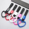 Drift Towing Rope Subway Handle Charm Car Accessory Handle Strap Heart Shape Strap Tow Ring