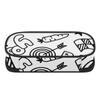 Pencil Case Secure Zipper Closure High Capacity 300D Polyester with Main Pocket Mesh Layer and Removable Pen Divider for Students