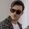 Women's glasses new cross-border European and American fashion sunglasses big face thin small red book glasses men and women driving sunglasses