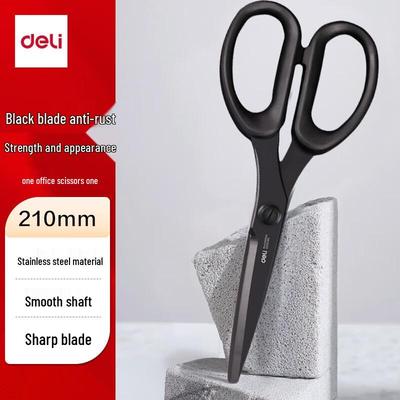 Deli 77794 Черное Лезвие Ножницы для Офиса и Дома