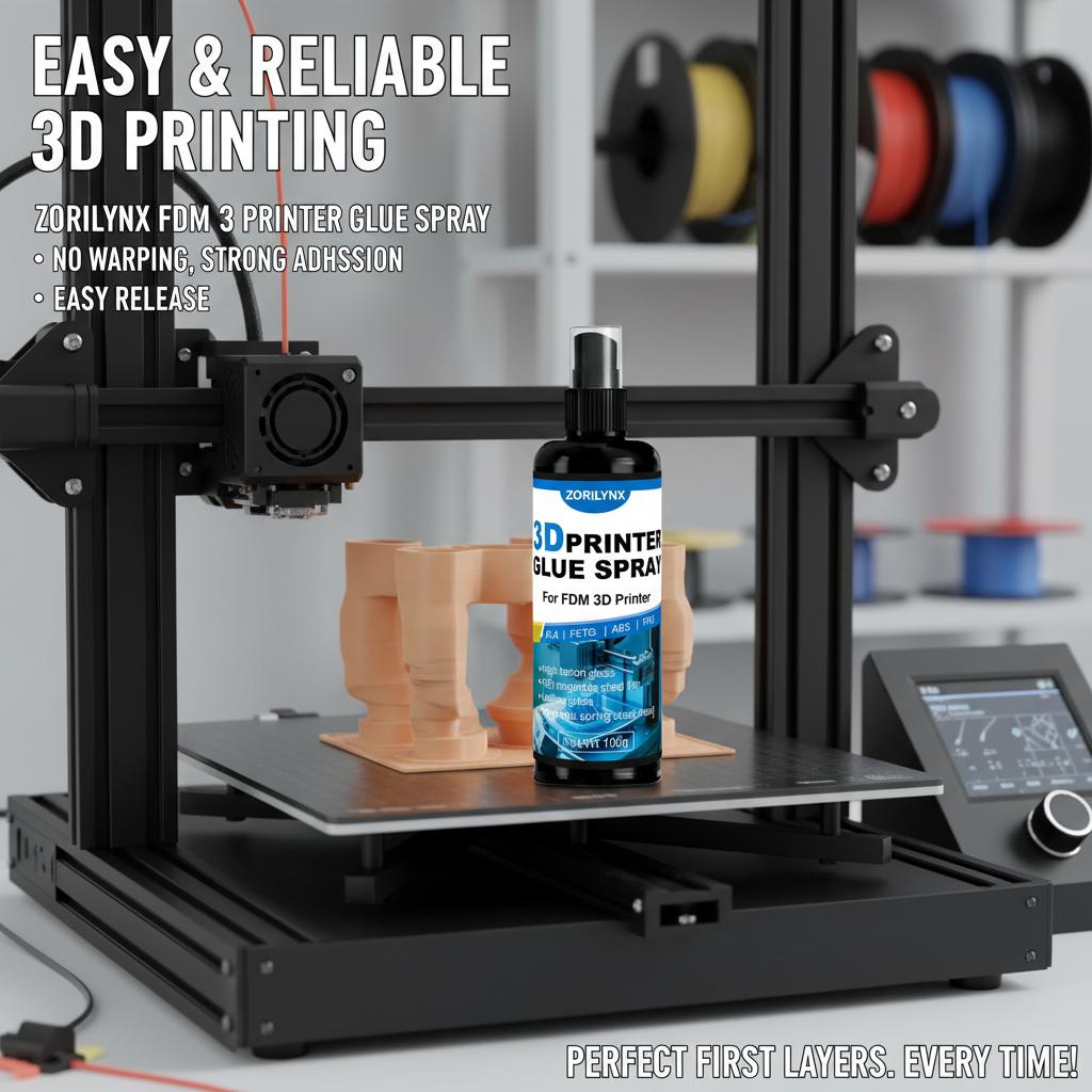 100 мл клей-адгезив для 3D-принтера для PLA PETG ABS TPU ASA HIPS Поверхность стола Сильная фиксация Легко чистится FDM Аксессуар для 3D-печати