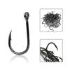 100PCS/SET High Quality Barb Carbon Steel Fish Bait Durable Head Fishing Hooks Fishook