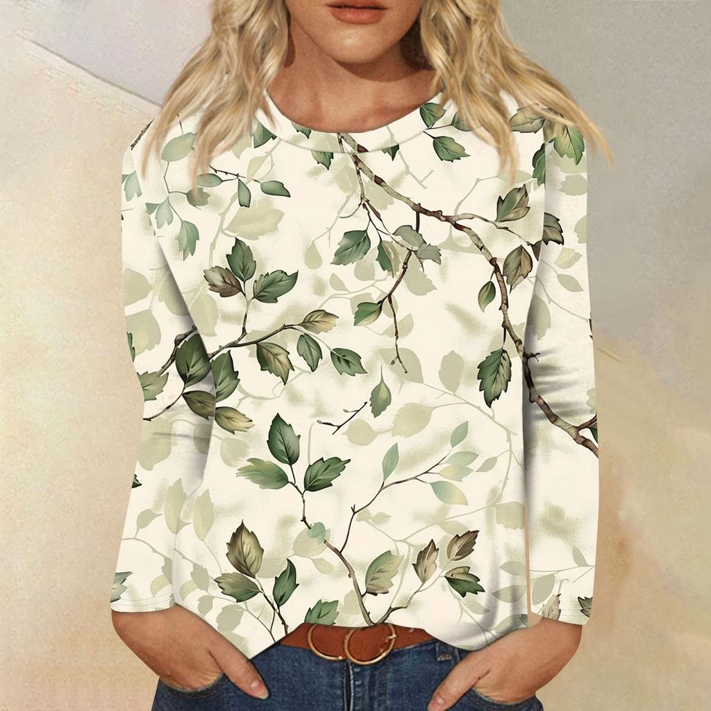 Женские рубашки с длинным рукавом и круглым вырезом, базовая футболка, повседневный топ, осенняя модная туника, облегающие футболки