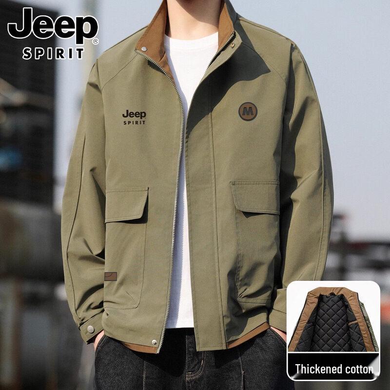 Мужская повседневная рабочая куртка-бомбер JEEP SPIRIT