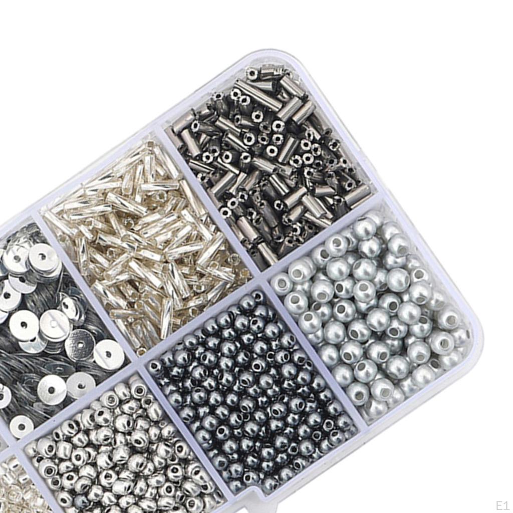 Стеклянный бисер, комплект для изготовления браслетов, ювелирные изделия ручной работы, свободная прокладка, маленькая для