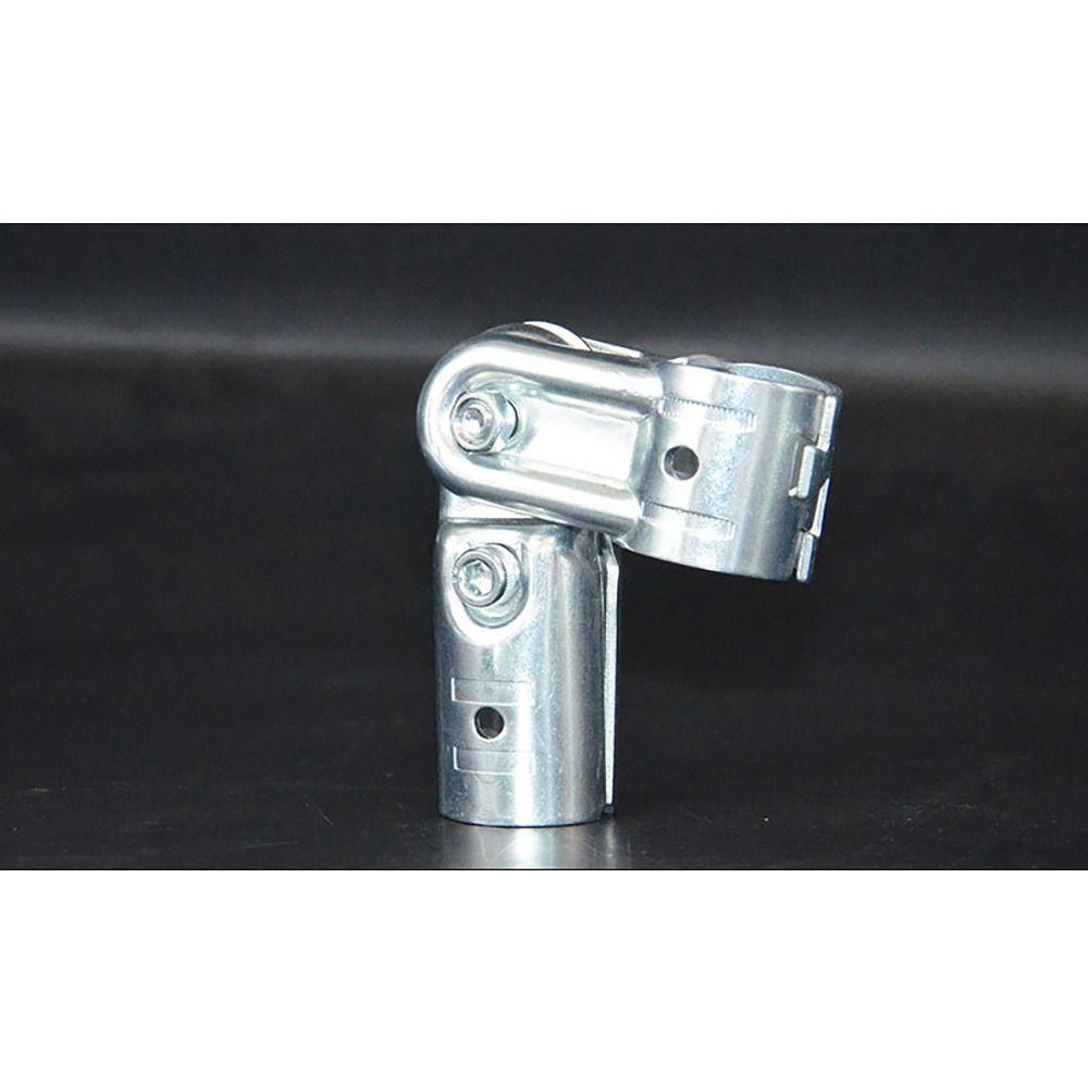 1Pcs Round Pipe Joint Carbon Steel Galvanized Rod Support Rack Tube Connector Furniture Hardware