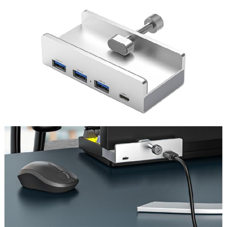 4-портовый USB 3.0 концентратор Type C USB-разветвитель Адаптер Тип-клипса Многопортовый разветвитель с быстрой передачей данных 5 Гбит/с