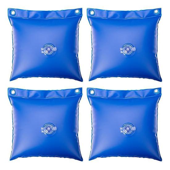 Подвесная сумка для покрытия бассейна, непромокаемые квадратные утяжелители для покрытия бассейна, толстые ПВХ водяные мешки для покрытия надземного бассейна, морозостойкие зимние утяжелители для брезента
