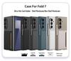 Ультратонкий чехол-книжка Samsung zFold7 в деловом стиле с держателем для карт и защитой от падений