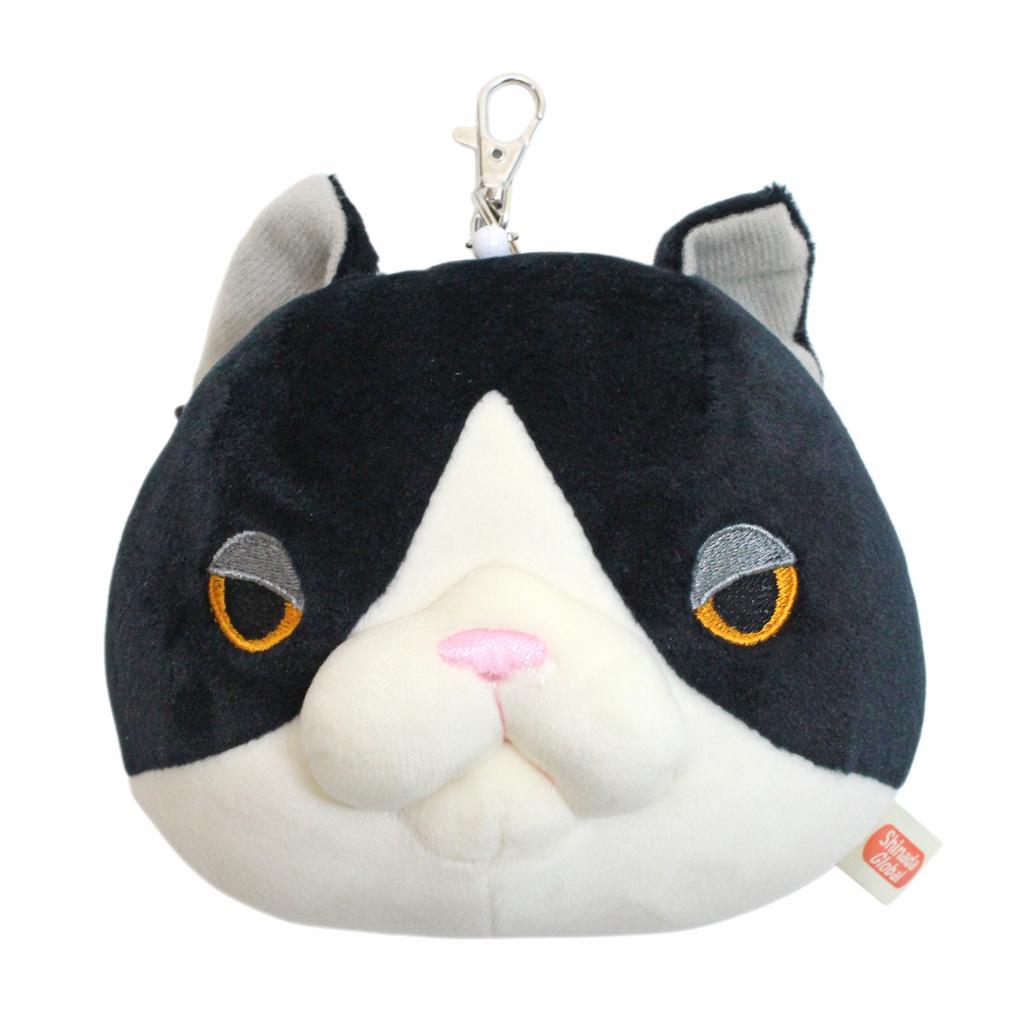Shinada Global Mochi Neko Pass Pouch, Hachiware, MONP-0180H