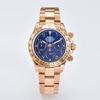 39mm Men's Watch VK63 Movement Quartz Chronograph Sapphire Glass Blue Arabic Dial Luxury Business Men Waterproof Watch