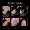 120/240Pcs Semi-Matte Short Square False Nail Tips No Polishing Soft Gel Fingertip Full Cover Artificial Fake Nails Extension